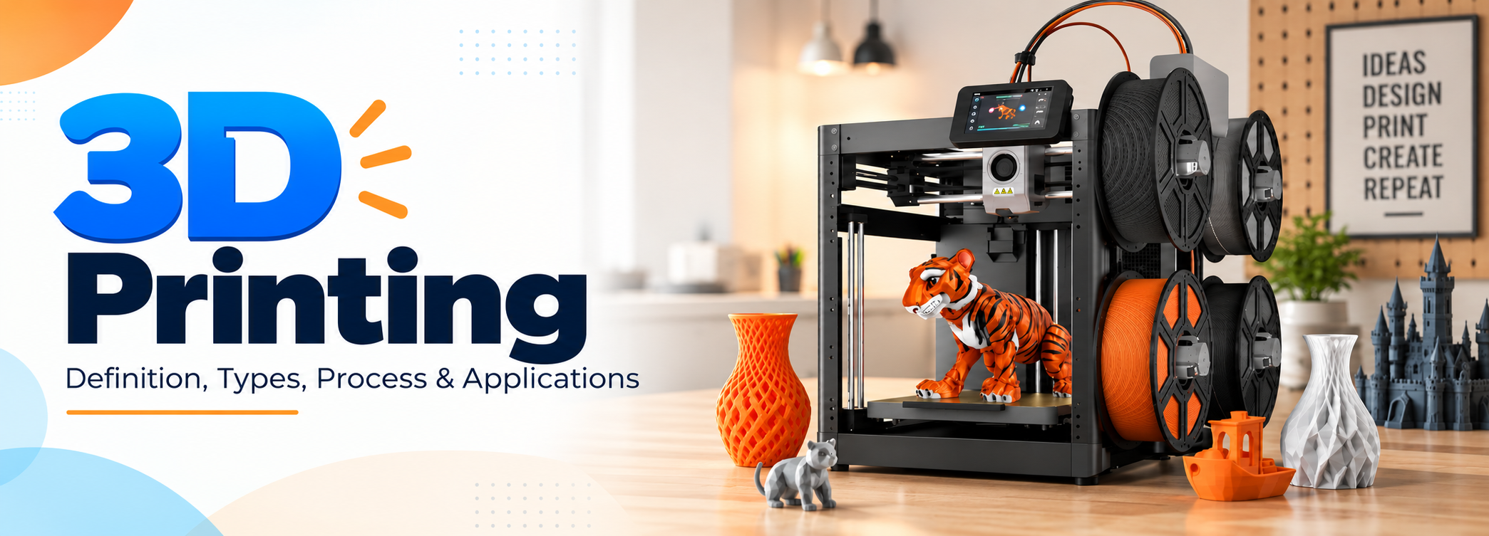 3D printing - definition, types, process and applications